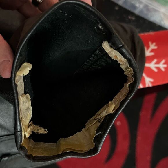 Nevada Blue Vintage Leather Pants **SEE PICS AND DESCRIPTION ** - Picture 10 of 11